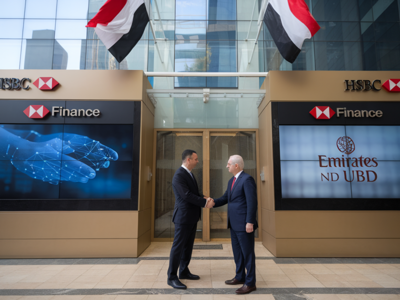 Emirates NBD acquiert la banque de détail d'HSBC en Égypte pour 300 millions de dollars de gain
