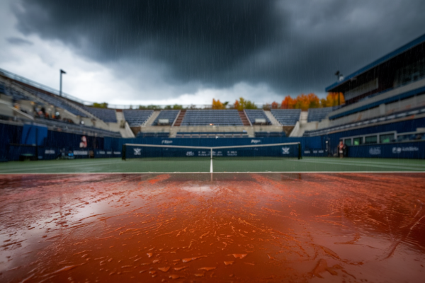 Omnium Banque Nationale : la pluie force l’annulation de la séance de soir