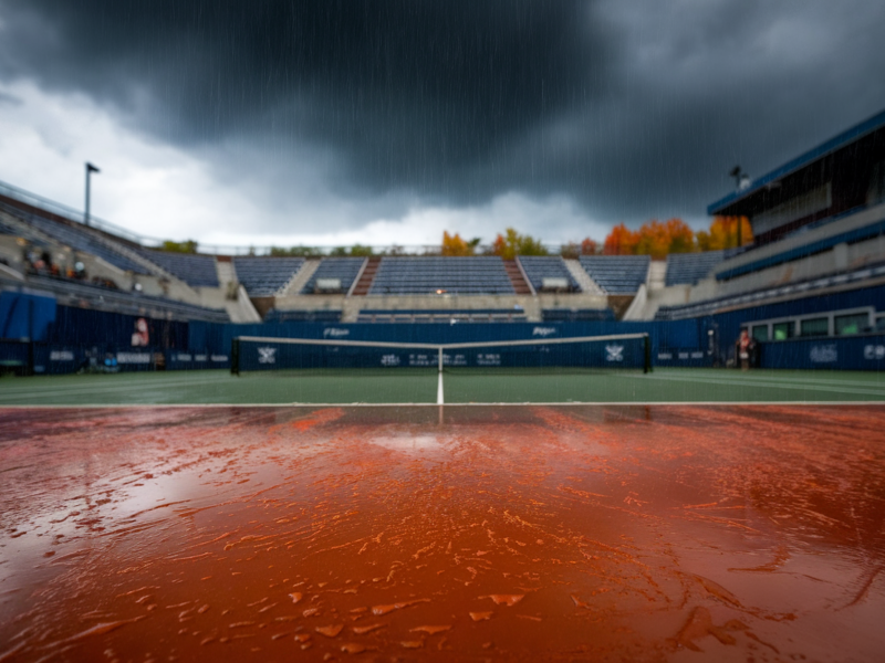 Omnium Banque Nationale : la pluie force l'annulation de la séance de soir