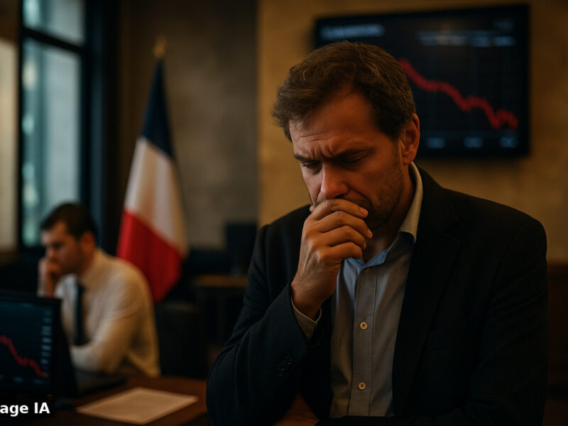 Les écarts de taux d'intérêt entre obligations françaises et allemandes se creusent visiblement.