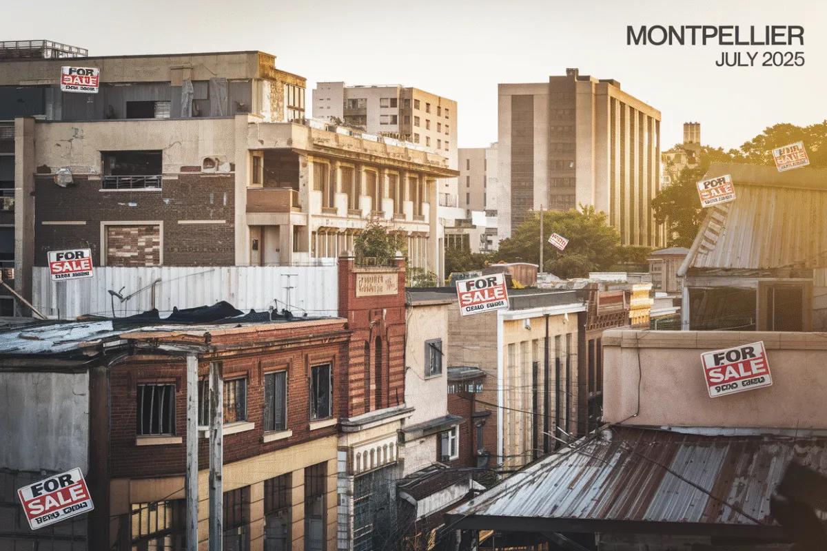 Montpellier limmobilier seffondre en juillet 2025 des opportunités à saisir à