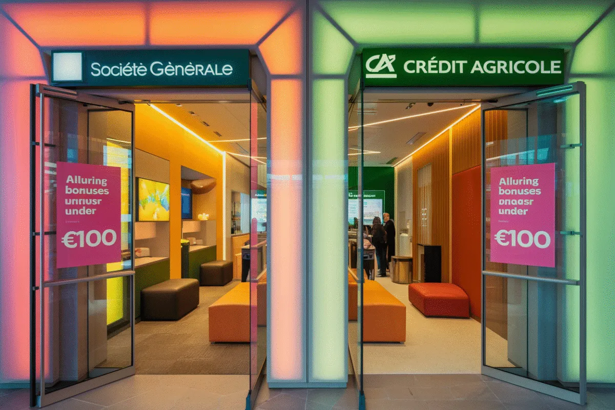 Société générale et crédit agricole offrent des primes alléchantes un accueil