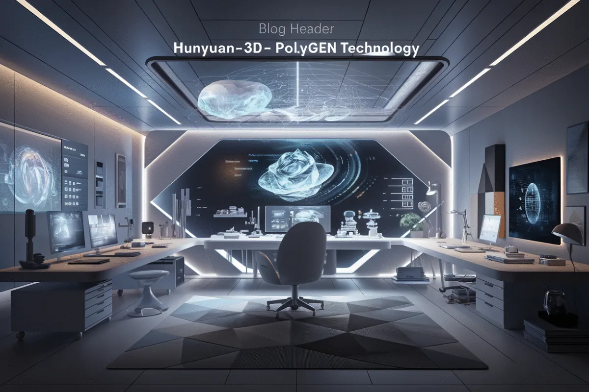 Tencent dévoile Hunyuan3D-PolyGen pour transformer votre espace en studio pro des