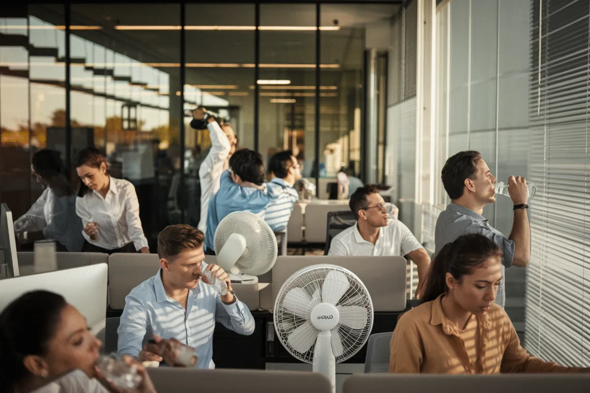 Canicule au bureau 7 solutions concrètes pour rester productif derrière les