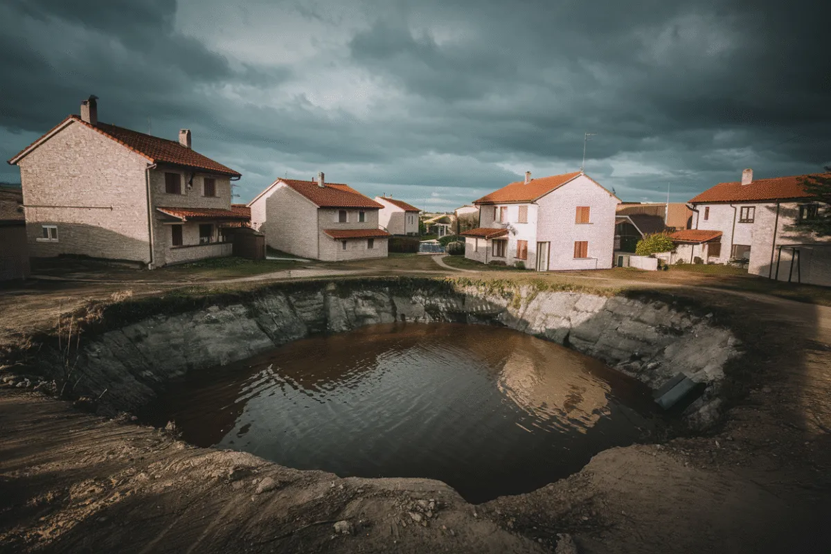 fontis en france Ces effondrements de terrain qui menacent 500 000