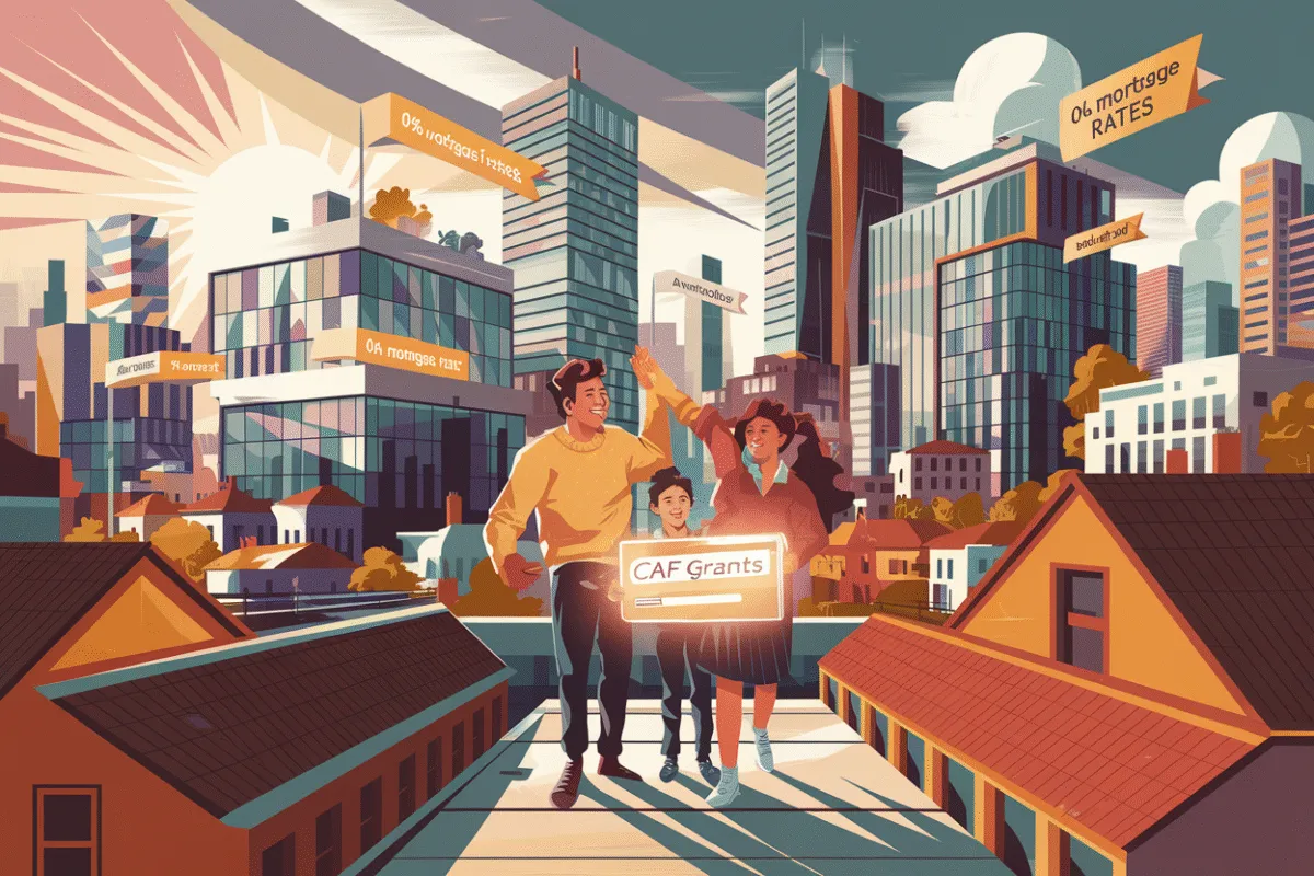 Immobilier 2024 Taux demprunt à 0 aides caf revalorisées et nouvelles