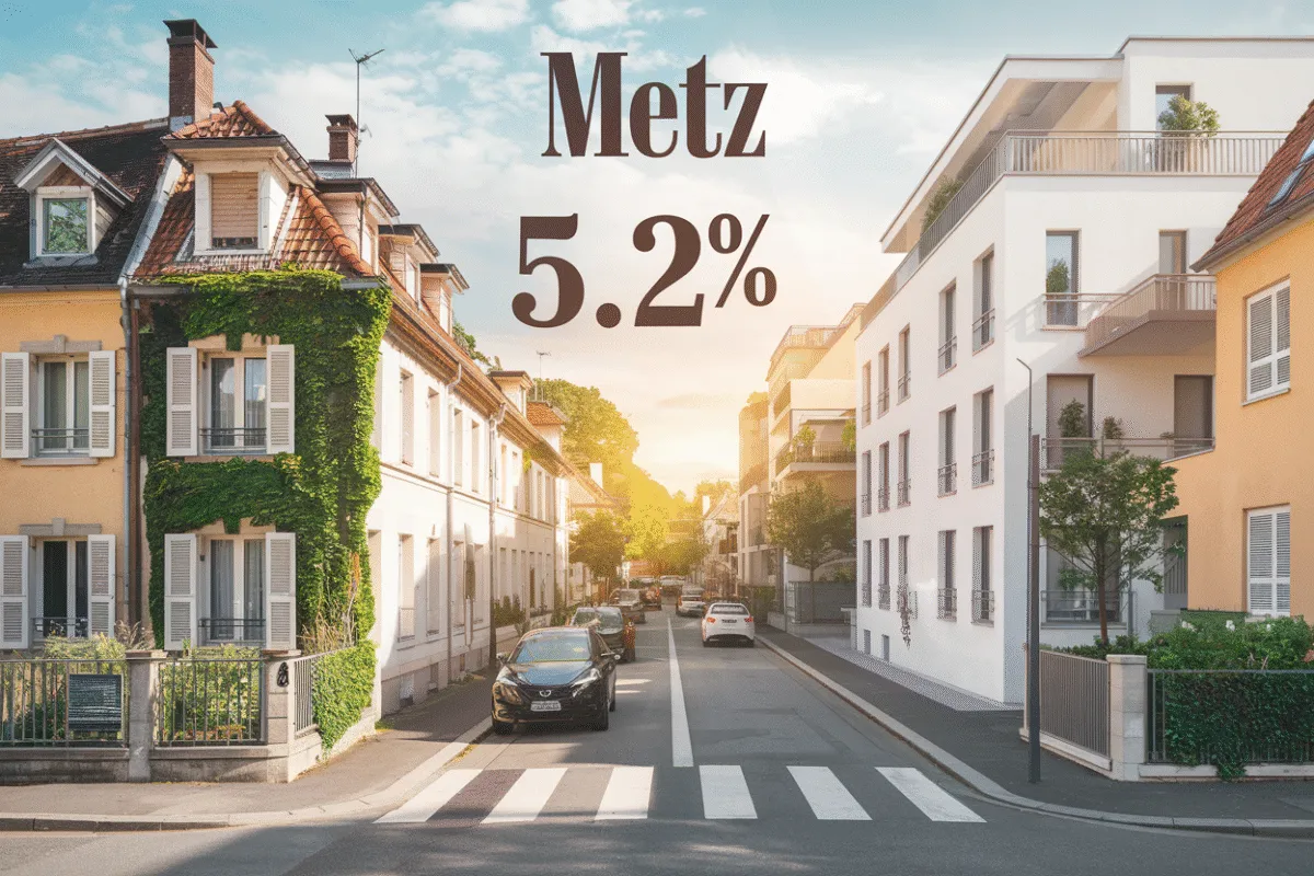 immobilier à metz Les prix des maisons grimpent de 52 tandis
