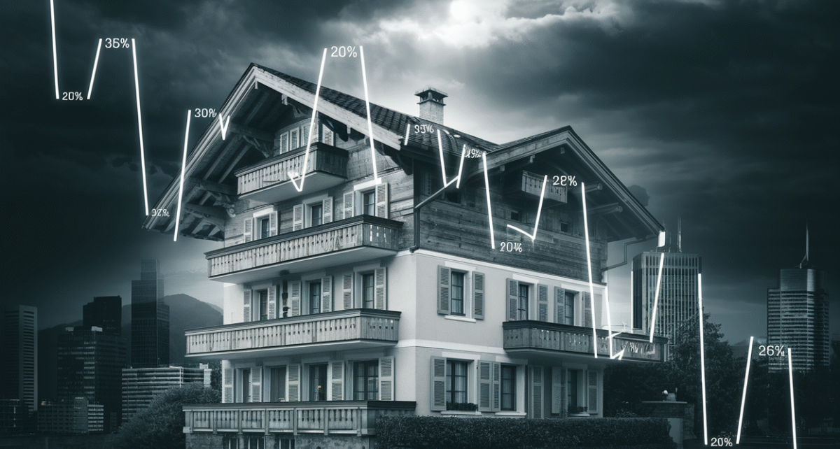 Immobilier suisse  La hausse des taux et leffet trump font chuter