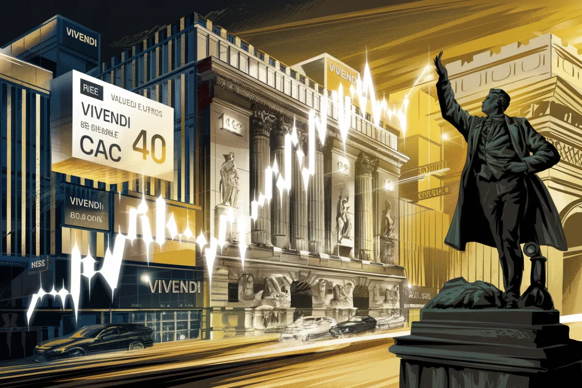 Cac 40 Euronext annonce lentrée historique de vivendi valorisé à 12