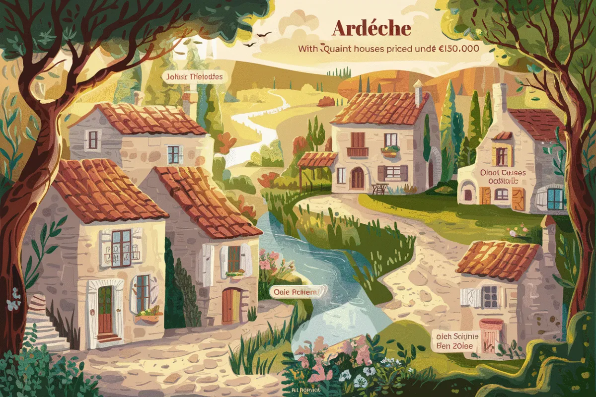 Immobilier ardèche 5 villages secrets où trouver des maisons à prix