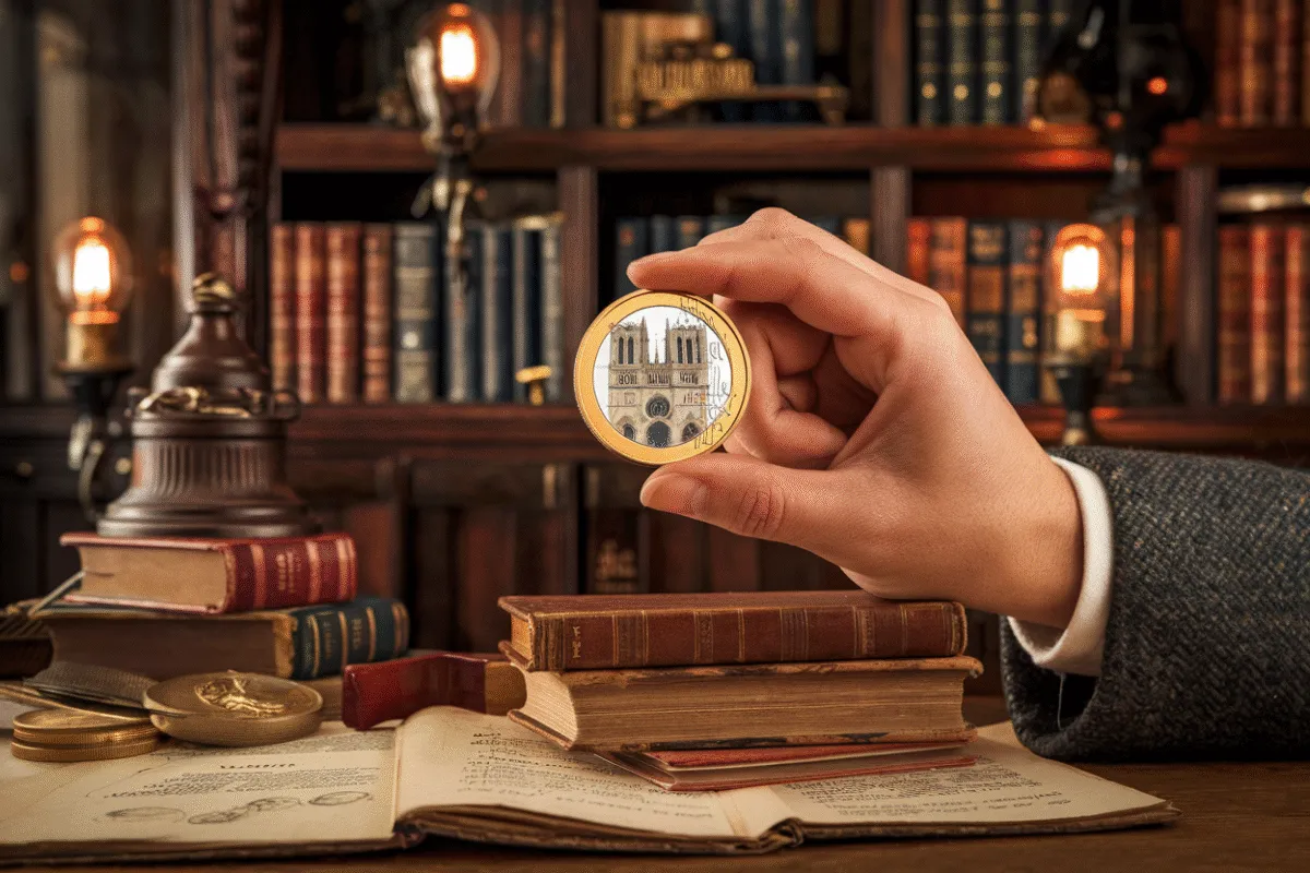 Comment trouver une pièce de 2 euros avec la cathédrale notre-dame-de-paris