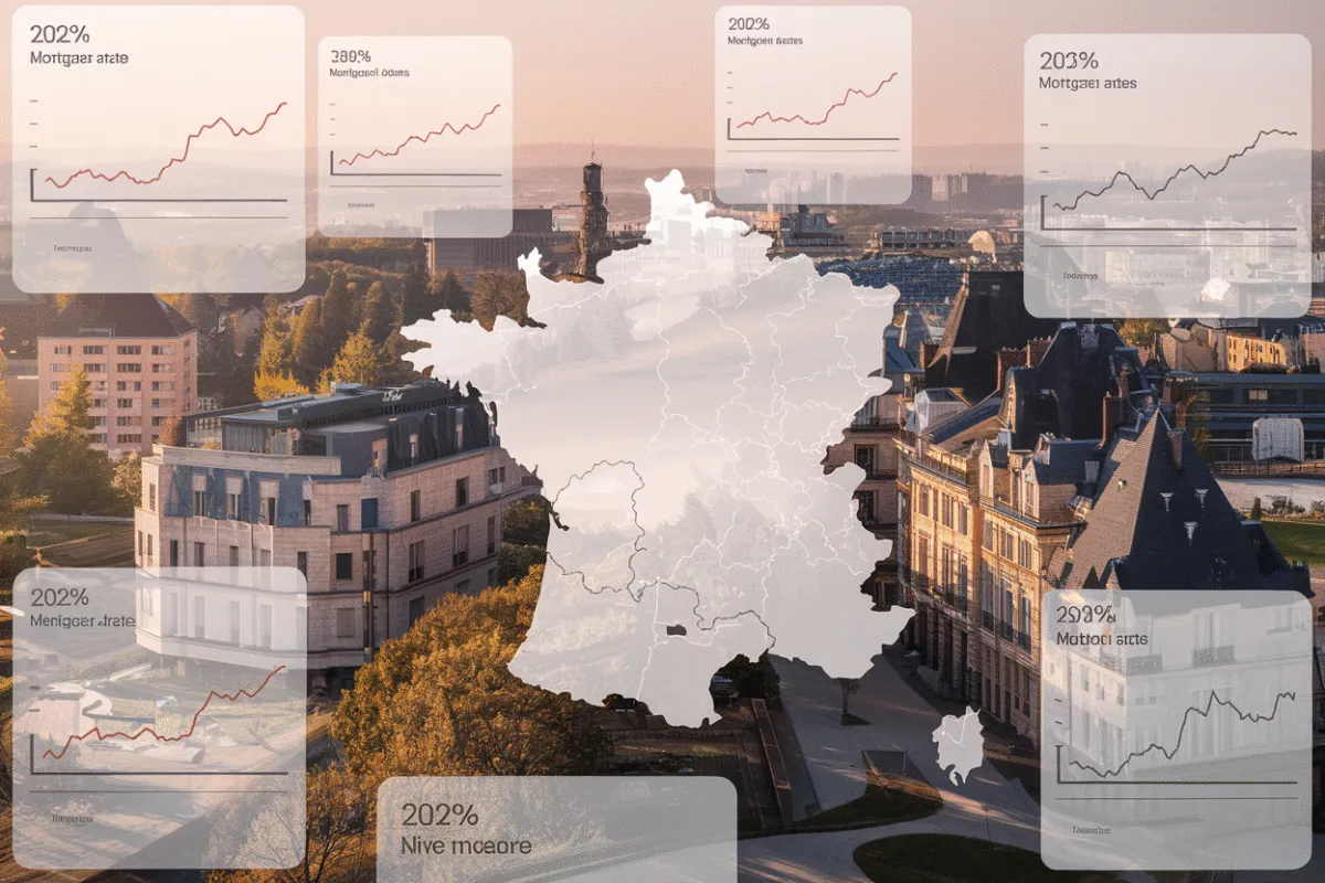 Crédit immobilier Découvrez les régions françaises où les taux sont encore