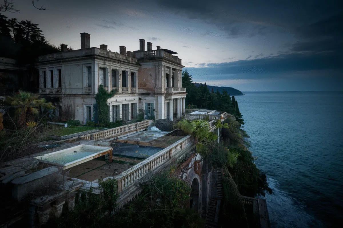 Découverte des villas de luxe abandonnées de la côte dazur Histoire