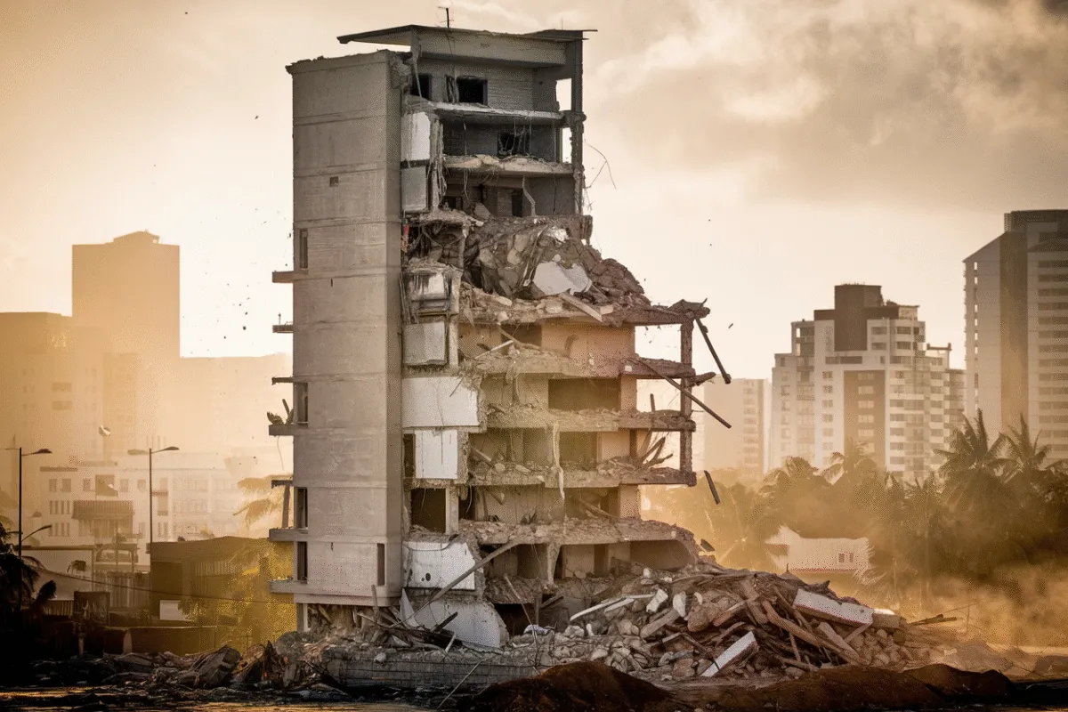 Démolition de la tour emblématique de maxéville 95 mètres dhistoire disparaissent