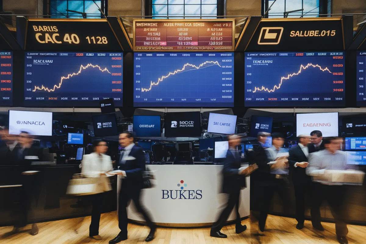 La bourse de paris rebondit Le cac 40 gagne 15 porté