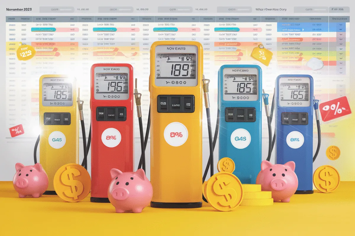 Découvrez les 5 offres de gaz les moins chères en novembre 2025