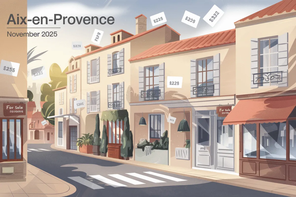 Immobilier à Aix-en-Provence hausse modérée des prix d039achat et stabilité des