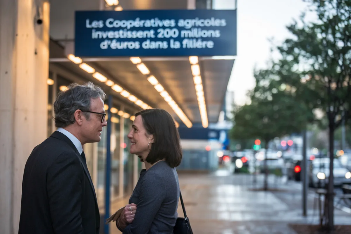 Les coopératives agricoles investissent 200 millions d'euros dans la filière
